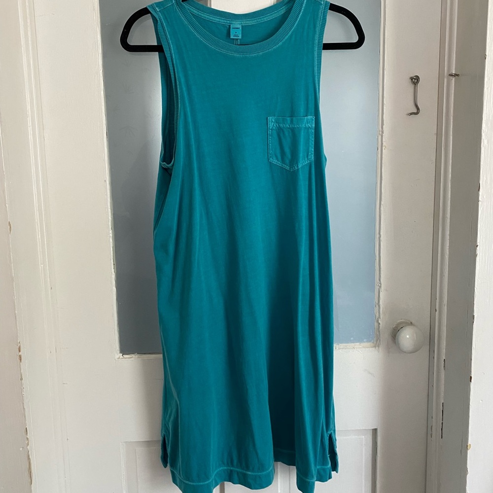 OLD NAVY Teal Tank Dress